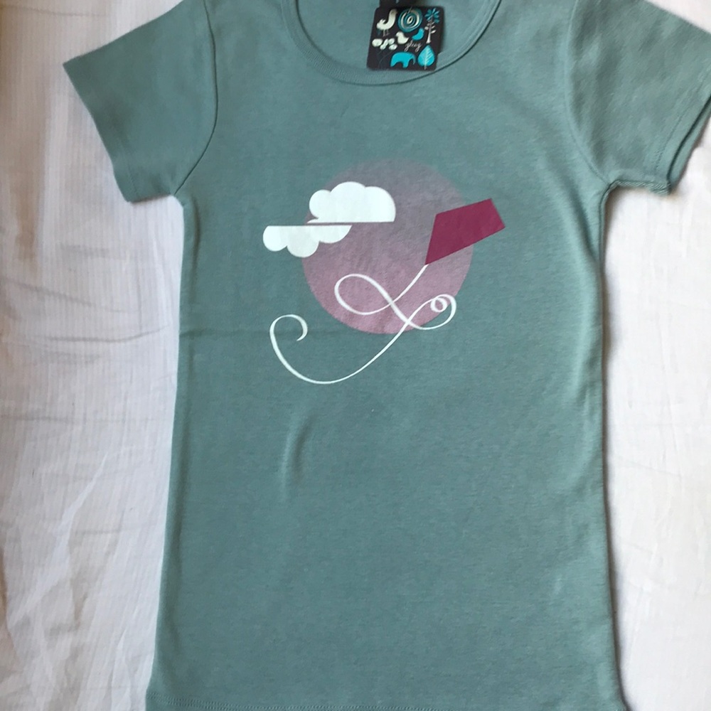 Glug tee, size 8. NEW!
